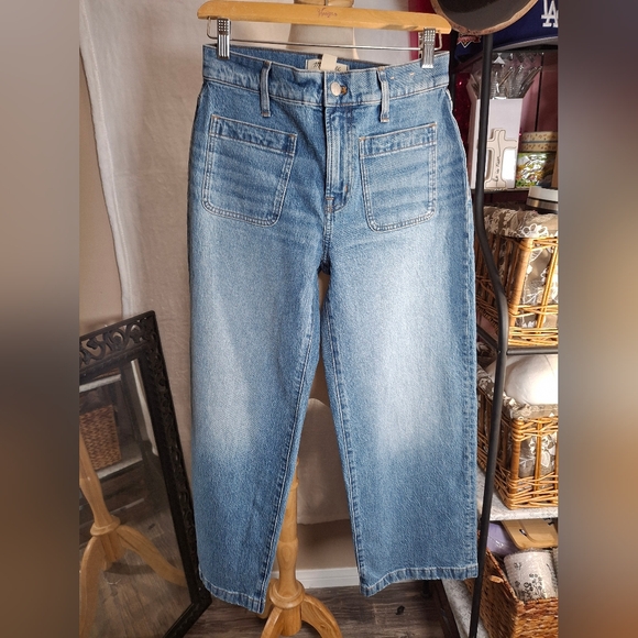 Women's Madewell Blue Denim Jeans - Picture 1 of 7